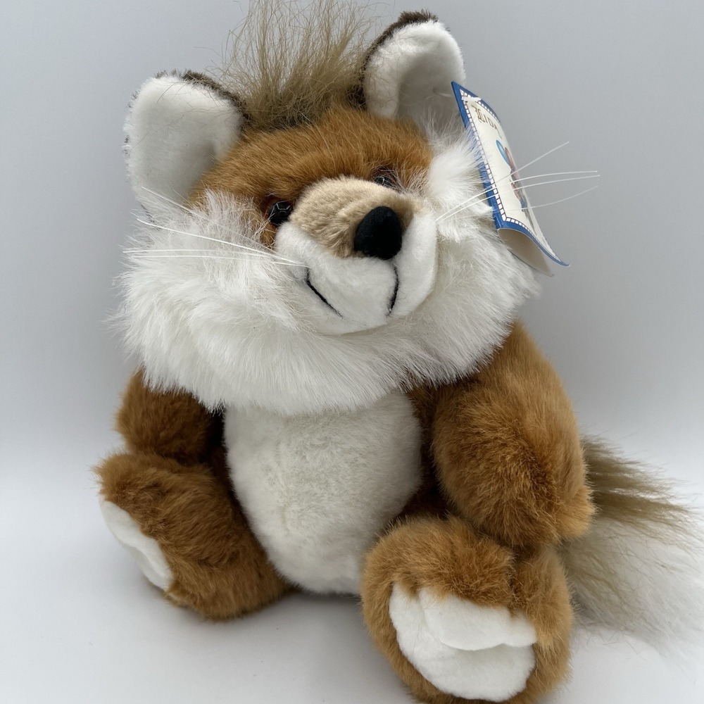 Vintage Lida Intl. LA Red Fox Plush Toy Stuffed Animal